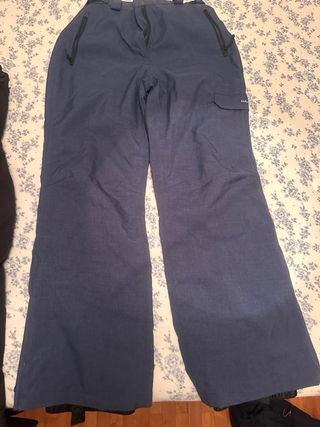 Conjunto de nieve Quechua negros chica + pantalón