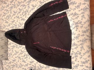 Conjunto de nieve Quechua negros chica + pantalón