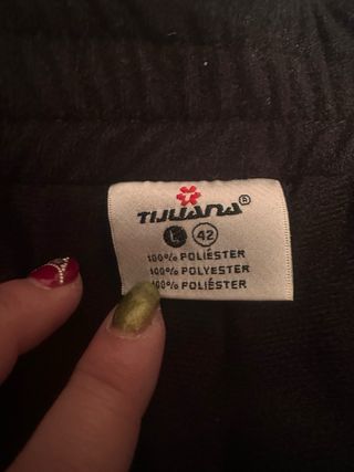 Conjunto de nieve Quechua negros chica + pantalón