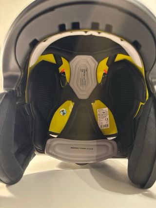 Casco de esquí negro mate