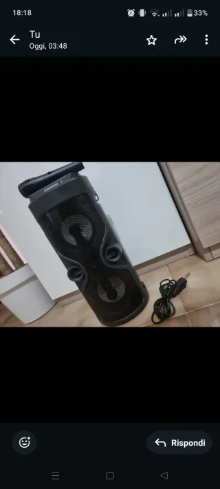 Cassa Bluetooth con Telecomando