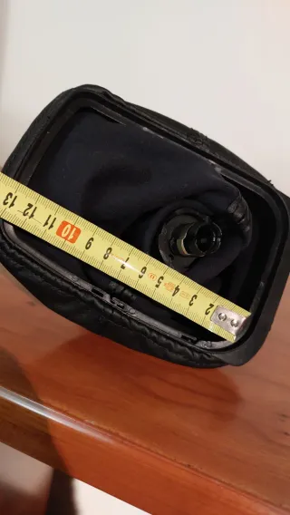 Palanca de cambios con funda negra