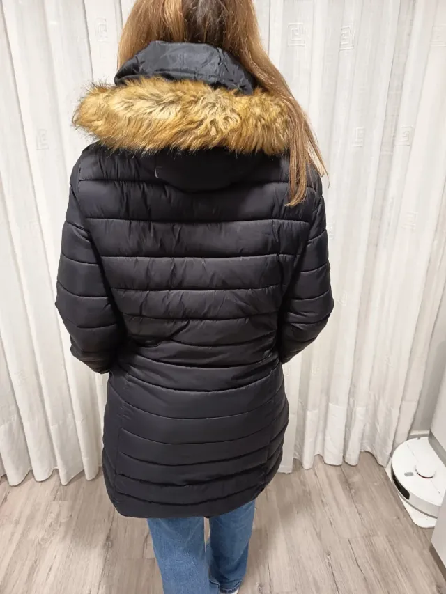 Abrigo Geographical Norway Negro Talla M