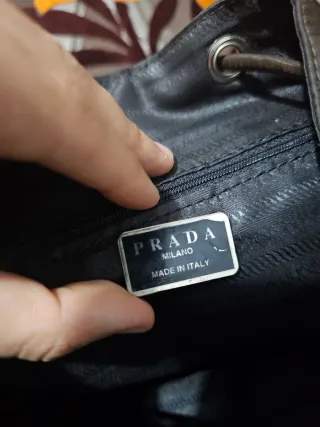 Zaino Prada originale marrone