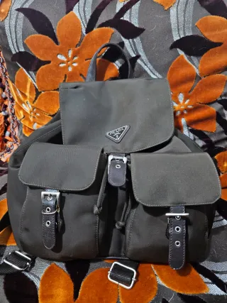 Zaino Prada originale marrone