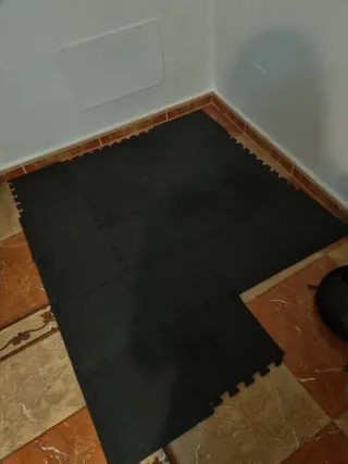 Tappeto Tatami Nero per Pavimento