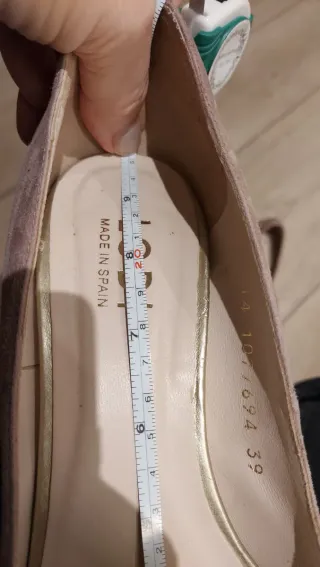 Zapatos Lodi rosa empolvado t.39 tacón 9cm