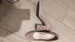 Zapatos Lodi rosa empolvado t.39 tacón 9cm