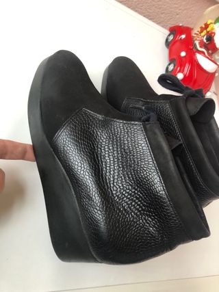 Botines Arche Negros Piel Talla 37