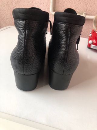 Botines Arche Negros Piel Talla 37