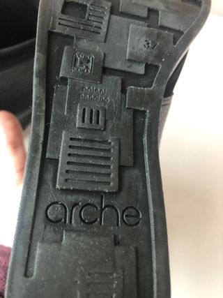 Botines Arche Negros Piel Talla 37