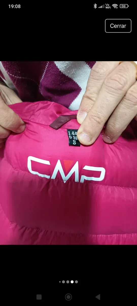 Chaqueta Plumífero CMP Talla S