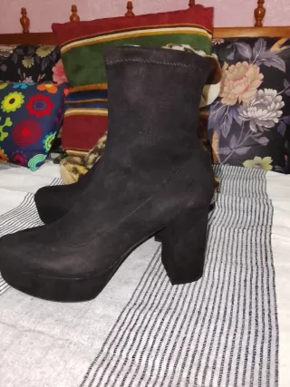 Botas de plataforma negras