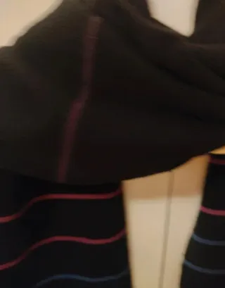 Bufanda de punto hombre rayas