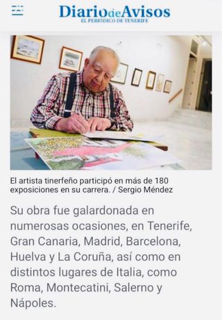 Pintura acuarela Manolo Sánchez año 1988