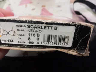 Sujetador SCARLETT B Negro Talla 115B