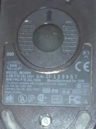 Ratón IBM MO09K Negro (sin probar)