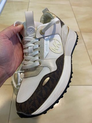 Zapatillas Michael Kors Marrón/Blanco