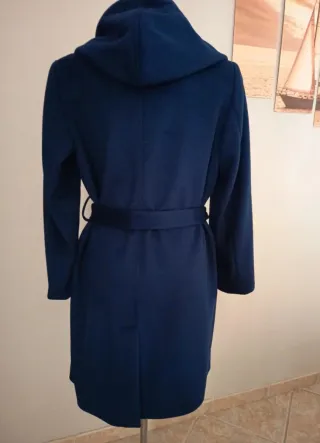 Cappotto donna CRISTINA D blu taglia M