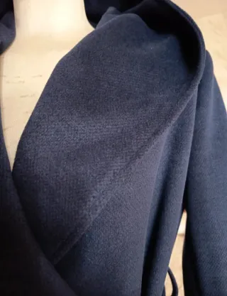 Cappotto donna CRISTINA D blu taglia M