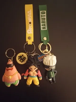 Set portachiavi anime e cartoni