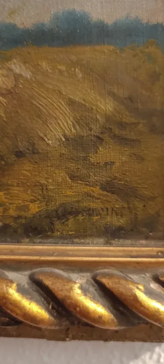 Cuadro Escena de Siega (para restaurar)