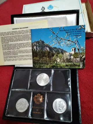 Trittico argento San Marino 1981