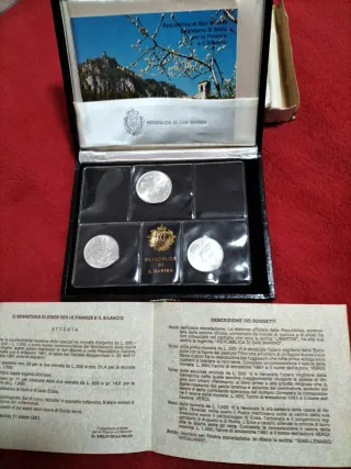 Trittico argento San Marino 1981