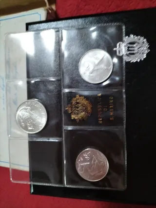 Trittico argento San Marino 1981