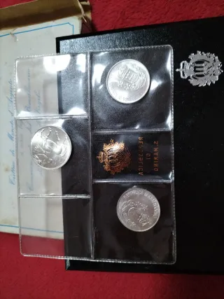 Trittico argento San Marino 1981