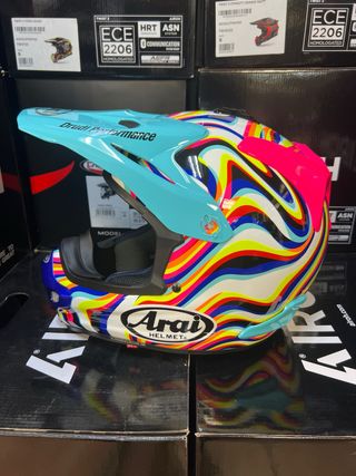 Casco Moto L Cross Arai MX-V Evo Fibra