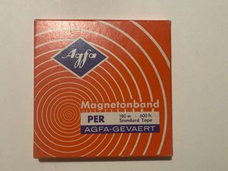 cinta magnética AGFA “Magnetonband" - ►► 13 CM