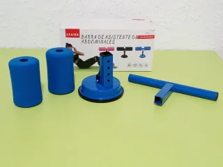 Barra de abdominales Claira azul