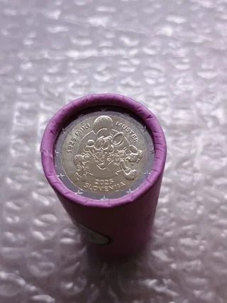 2€ commemorativo Slovenia 2025. Miki Muster