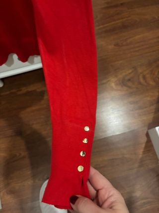 Jersey Zara Rojo Talla L