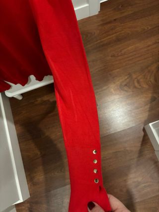Jersey Zara Rojo Talla L