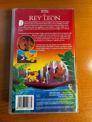 El Rey León VHS (Español)