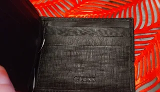 Billetera Guess Piel Negra