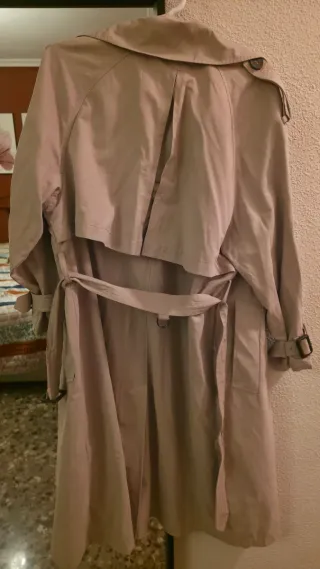 Gabardina Zara Beige Talla XS