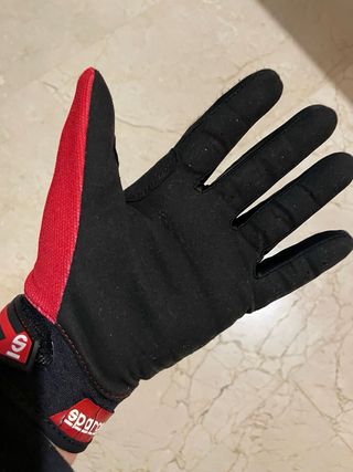 Guantes Sparco Meca III Rojos Talla M