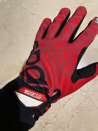 Guantes Sparco Meca III Rojos Talla M