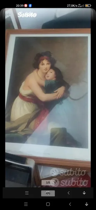 Quadro madre e figlio