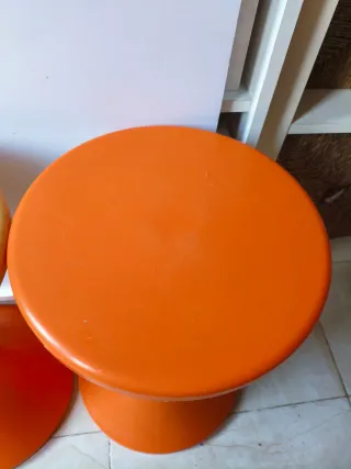 Taburetes Tulip Tam Tam (Naranja/Amarillo)