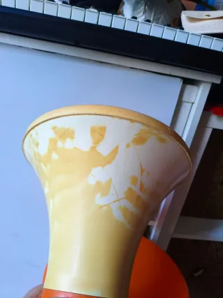 Taburetes Tulip Tam Tam (Naranja/Amarillo)