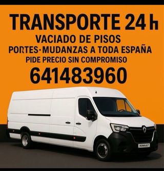 “MUDANZAS 24h ECONÓMICAS PUNTUALES Y PROFESIONALES