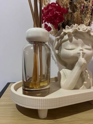 Vaso em impressão 3D com Base Decorativa