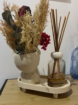 Vaso em impressão 3D com Base Decorativa