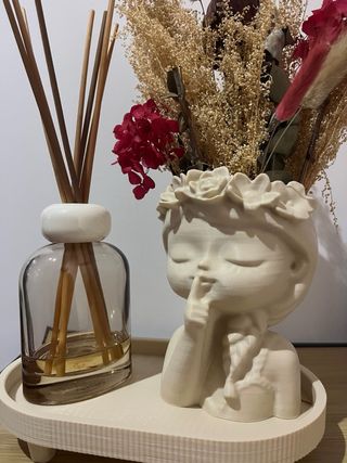 Vaso em impressão 3D com Base Decorativa