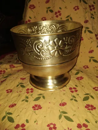 Antico bronzo cesellato x 5 e offerta