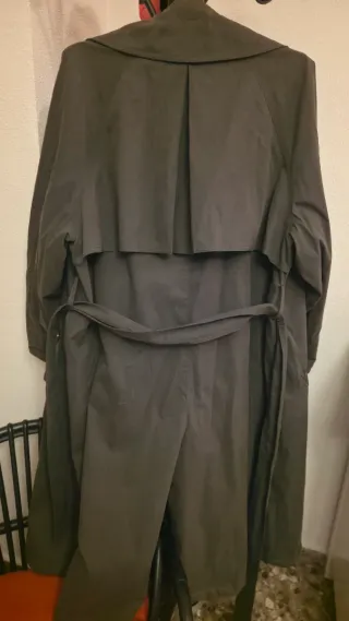 Gabardina Zara Verde Talla XS